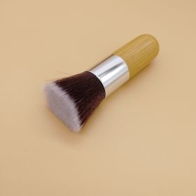 Single Blush Nylon Hair Beauty Tool Bamboo Makeup Brush (Option: Single Bamboo Handle)