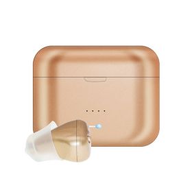 Rechargeable Portable Digital Sound Amplifier For The Elderly (Option: Champagne-Left ear-USB)