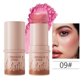 Highlight Contour Stick Stereo Face Decoration (Option: 09 Style)