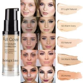 Lightweight Long-lasting Concealer Moisturizing Liquid Foundation 6ml (Option: 6ml-02 Style)