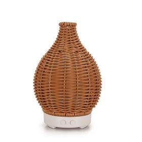 BreezeNest™ - Mini Rattan Aroma Diffuser (Option: White Base-5VUSB)