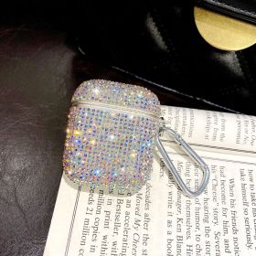 Rhinestone Drop-resistant Bluetooth Headset Protective Cover (Option: Colorful Color-AirPodsPro)