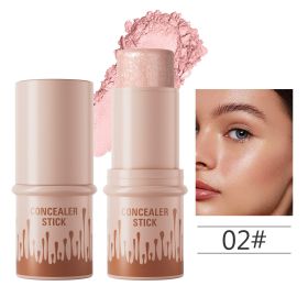 Highlight Contour Stick Stereo Face Decoration (Option: 02 Style)