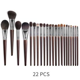 Natural Makeup Brushes Set Eyeshadow Make Up Brush Goat (Option: 22pcs)