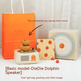 Bluetooth Speaker Christmas Gift Box, Pufferfish, Cappella (Option: Basic payment C)