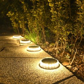 Solar Underground Light LED Outdoor (Option: Warm Light-4 Pieces)