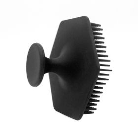 Black Silicone Face Brush Silicone Cleaning (Color: Black)