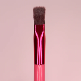 Multi-purpose Eyebrow Squared Off Angled Makeup Brush MOQ500 (Option: Pink-1PC)