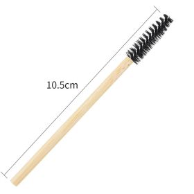 Disposable Beauty Tool Mini Nylon Eyelash Brush (Option: Black-1PC)