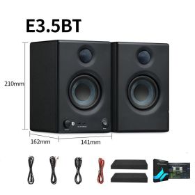 Mobile Bluetooth Sonar Active Monitoring Speaker (Option: Black-E3.5BT-220V US)