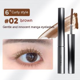 Waterproof Long Not Smudge Long-lasting Mascara (Option: Curling 02 Brown)