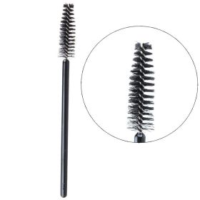 One-off Eyelash Brush Black Rod Spiral (Color: Black)