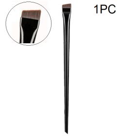 Blade Eyeliner Brush Fine Oblique Head Eyebrow Outline Creamy Ultra-thin (Option: Black-Single)