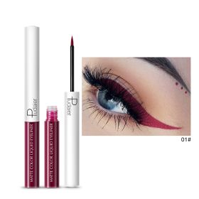 Quick-drying Waterproof And Sweat-proof Eyeliner (Color: Pink)