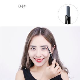 Double-ended Eyebrow Pencil Waterproof Sweat-proof And Non-fading (Color: Grey)