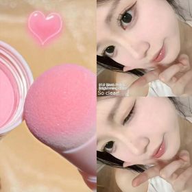 Vigorous Bang Blush Stick Brightening Color Rendering Natural Long Lasting Delicate (Option: 01 Chin Purple Brightening)