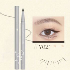 Forked Double Claw Lower Eyeliner (Option: 2grey brown)