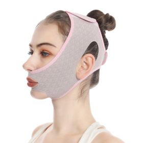 U-Sculpt™ - Face Lifting Support Mask (Option: 046 Pink Edge Pattern)