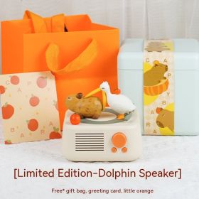 Bluetooth Speaker Christmas Gift Box, Pufferfish, Cappella (Option: Exclusive edition A)