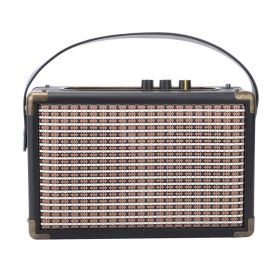 Portable Multifunctional Retro Bluetooth Speaker (Option: 20X8X13cm-USB)