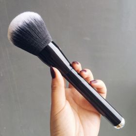 Single Wooden Handle Loose Powder Brush (Option: HD DZY)