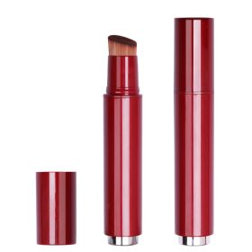 Travel Portable Liquid Foundation Automatic Makeup Brush (Color: Red)