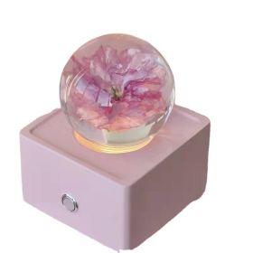 Resin Crystal Ball Cherry Blossom Bluetooth Speaker (Option: K9)