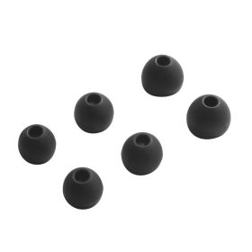 Underwater Swimming Waterproof Sweat-proof Earplugs (Option: Black SML)