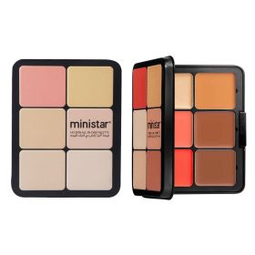 Skin Color Multicolor Rouge Compact Concealer Plate (Option: Mixing Plate 01)