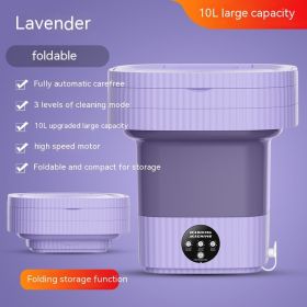 MiniWashPro™ - Folding Washing Machine (Option: Purple-EU)